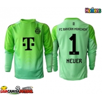 Camisa de Futebol Bayern Munich Manuel Neuer #1 Goleiro Equipamento Principal 2025-26 Manga Comprida